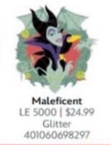 Limited Edition Disney Holiday Maleficent Pin (Expected Release November 10)