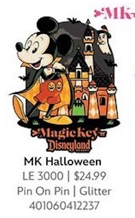 Limited Edition Magic Key Halloween Pin (Expected Release August 4)