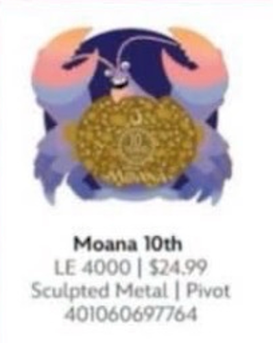 Limited Edition Moana 10th Tamatoa (Expected Release November 10)