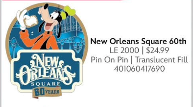 Limited Edition New Orleans Square 60th (Expected Release July 14)