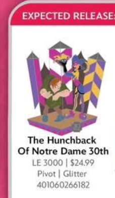 Limited Edition - The Hunchback of Notre Dame 30th (Expected Release June 16)