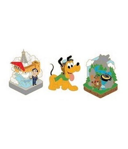 Limited Edition Digitize Disney Pluto 3 Pin Set (Expected Release August 18)