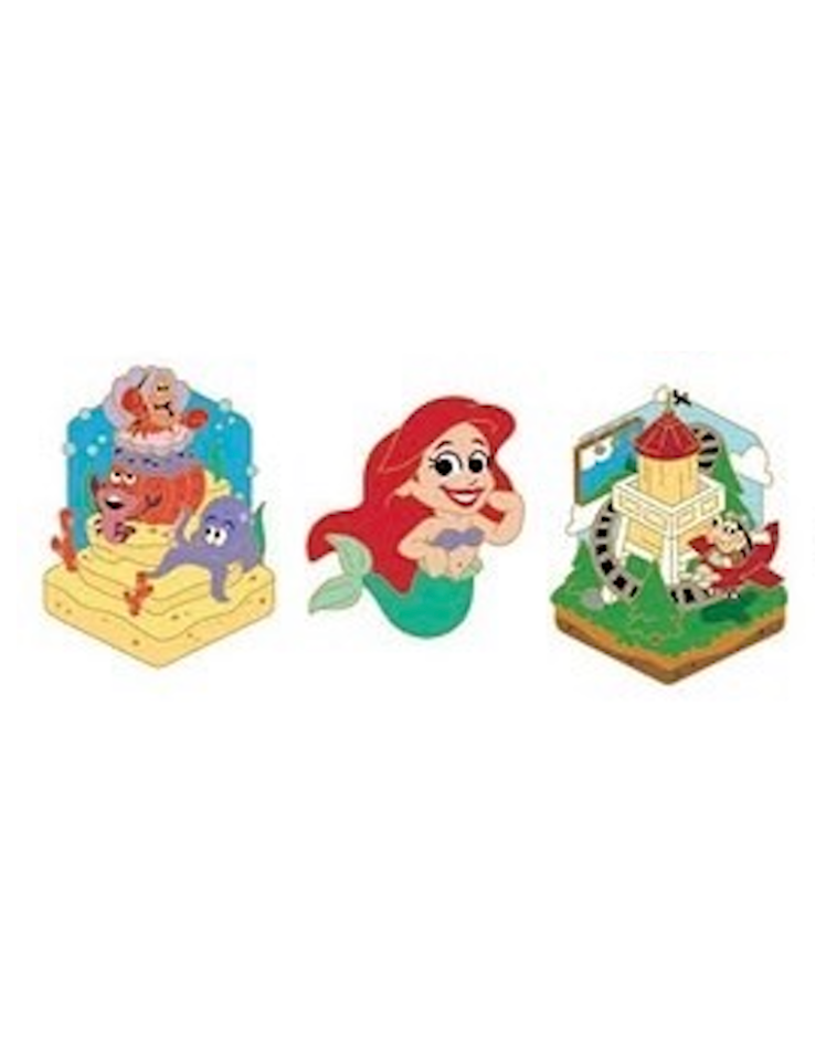 Limited Edition Digitize Disney Ariel 3 Pin Set (Expected Release August 18)