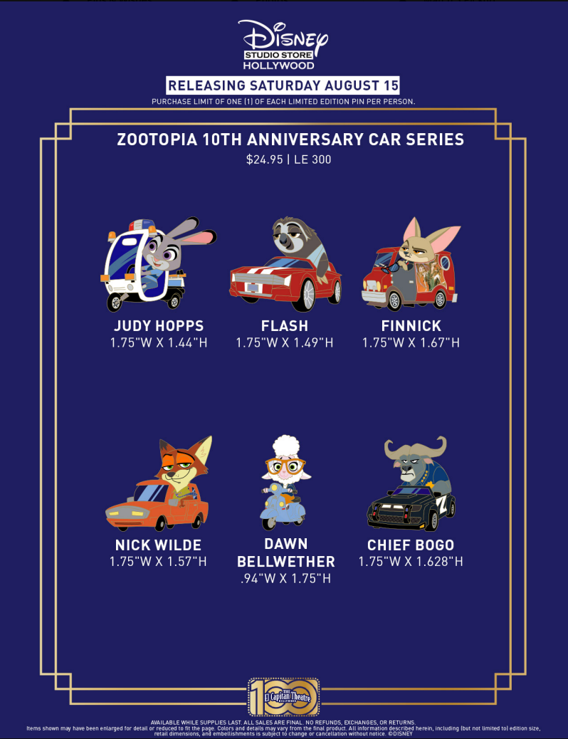 DSSH Zootopia Car Series