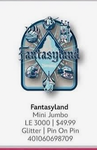 Limited Edition Disneyland Fantasyland Mini Jumbo (Expected Release October 13)