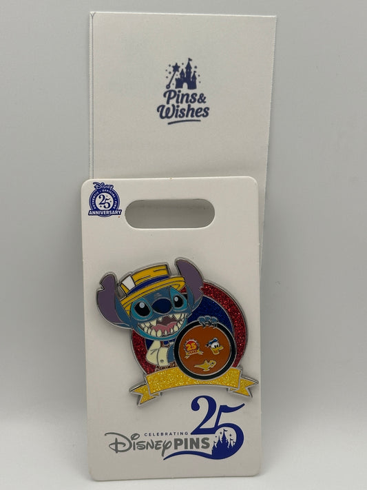 Disney Parks 25th Anniversary Pin Trading Stitch Pin Board