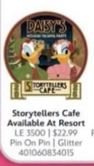 Limited Edition Storytellers Cafe Pin (Expected Release November 17)