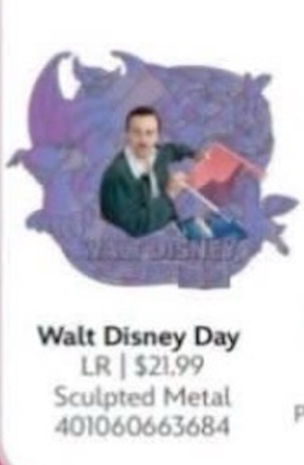 Limited Release Walt Disney Day (Expected Release November 24)