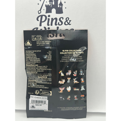 Disney Cats & Dogs in Halloween Costumes Unopened Pin Pack