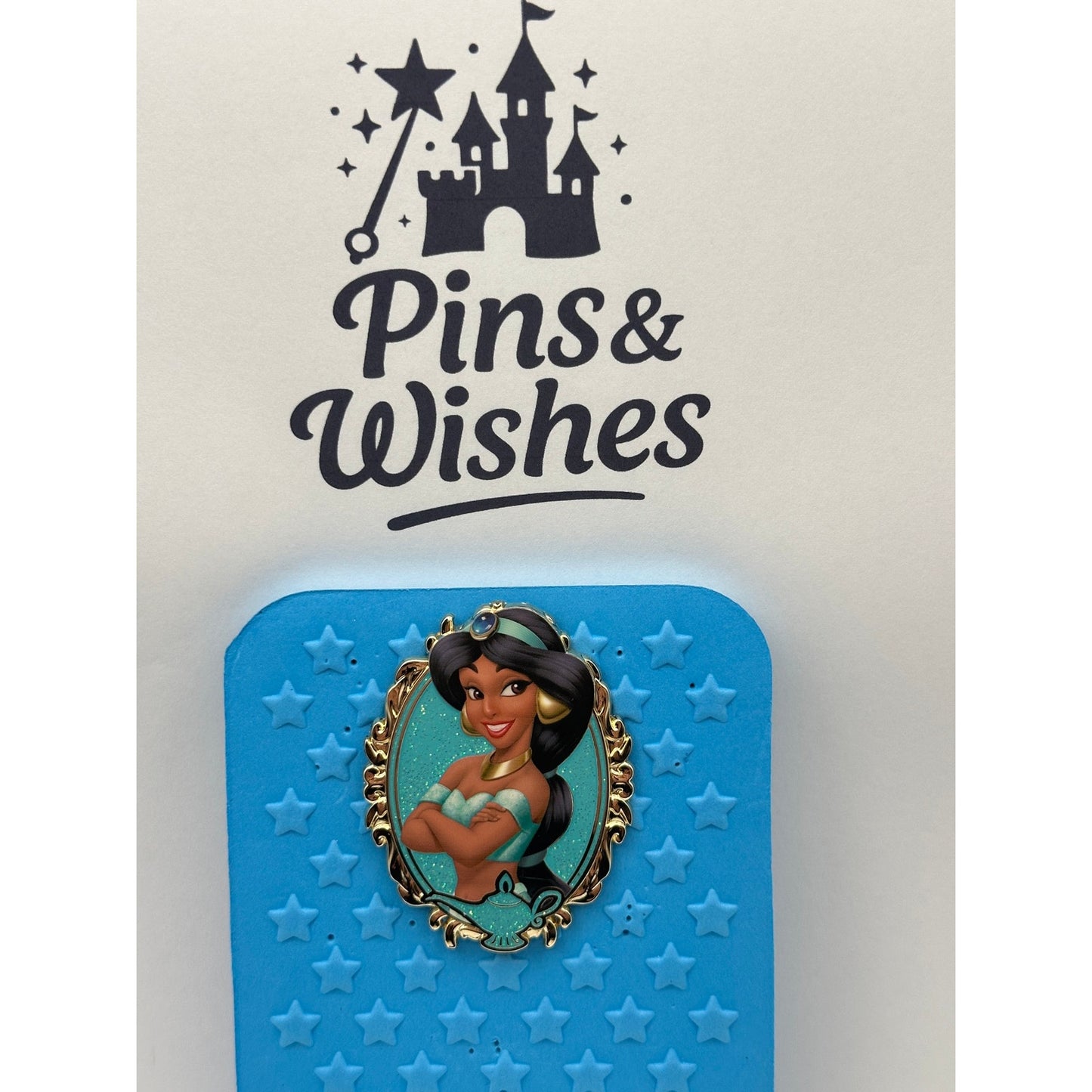 Pink A La Mode PALM Disney Princess Royal Sparkles Jumbo Jasmine Pin - SE400
