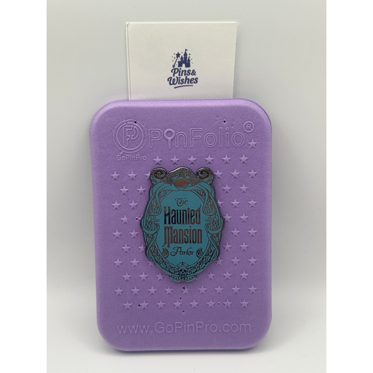 Walt Disney Imagineering WDI The Haunted Mansion Parlor Pin - Teal