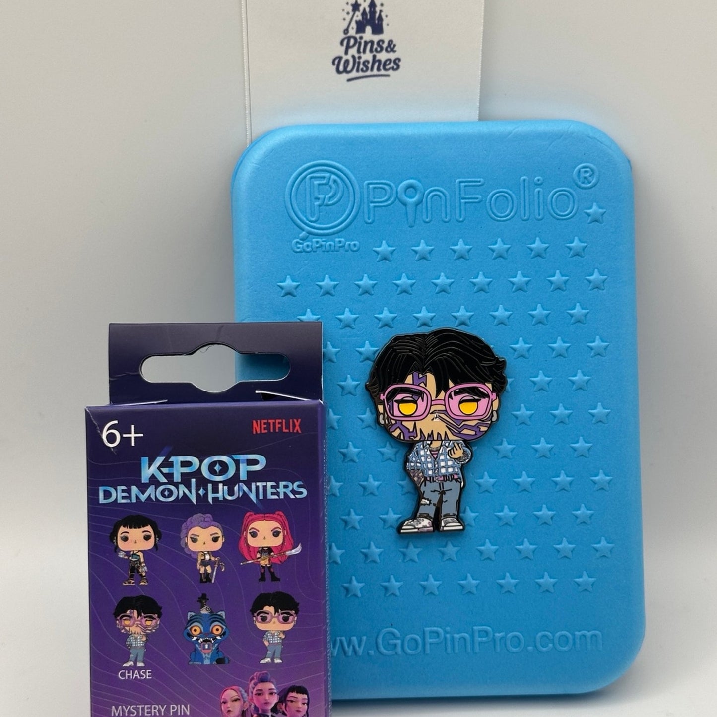 Funko Pop! KPop Demon Hunters Blind Box Enamel Pin Jinu Patterns Chaser