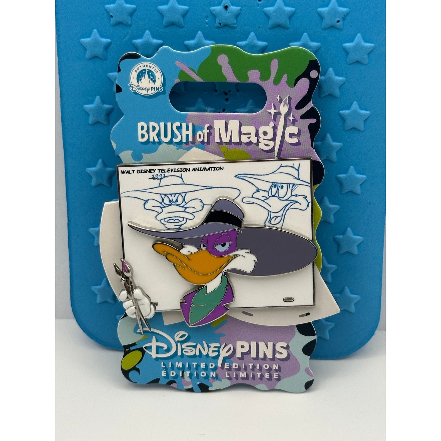 Brush of Magic - Darkwing Duck Disney Pin Limited Edition LE 3750
