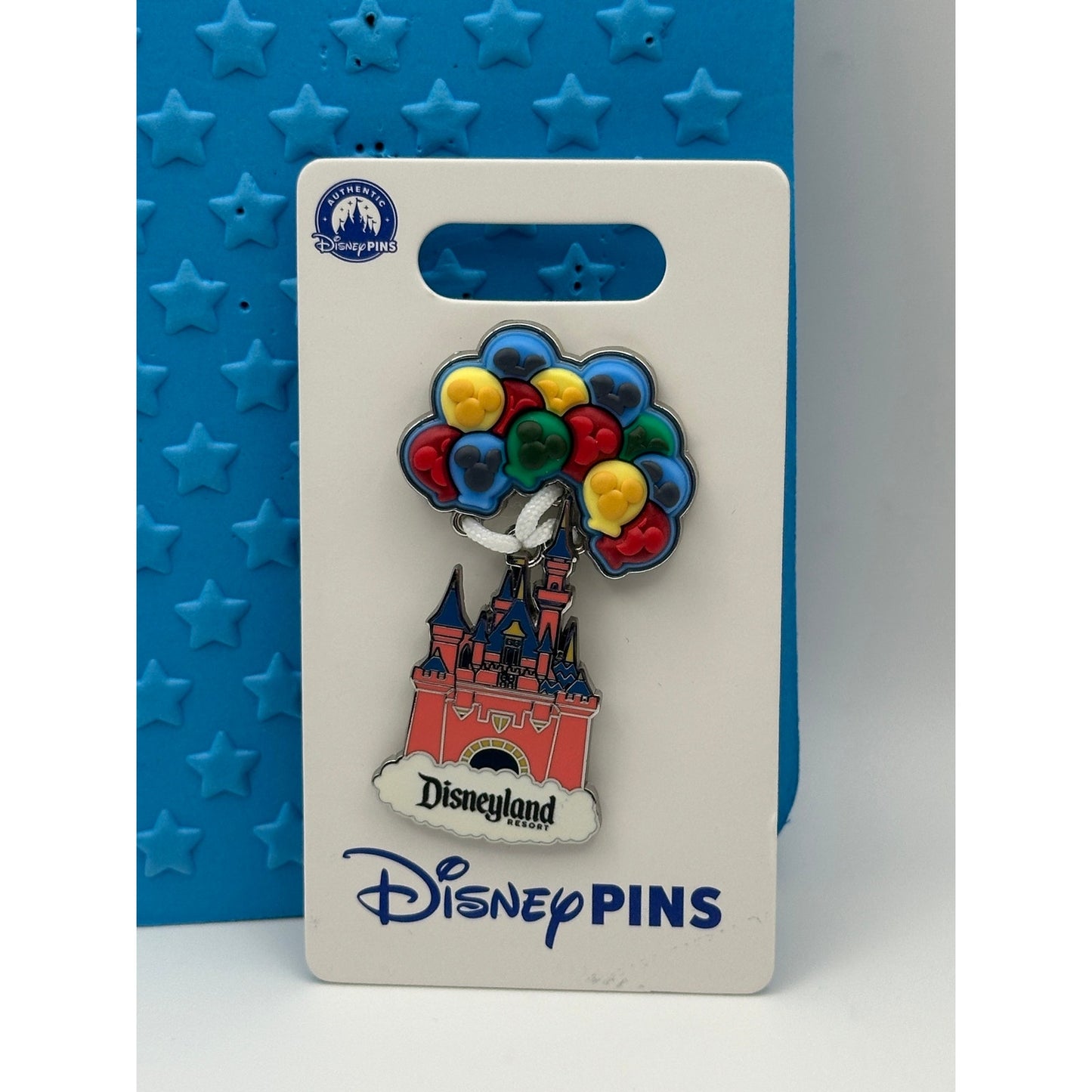 Disneyland Sleeping Beauty Castle with Balloons Pin - Pins and Wishes