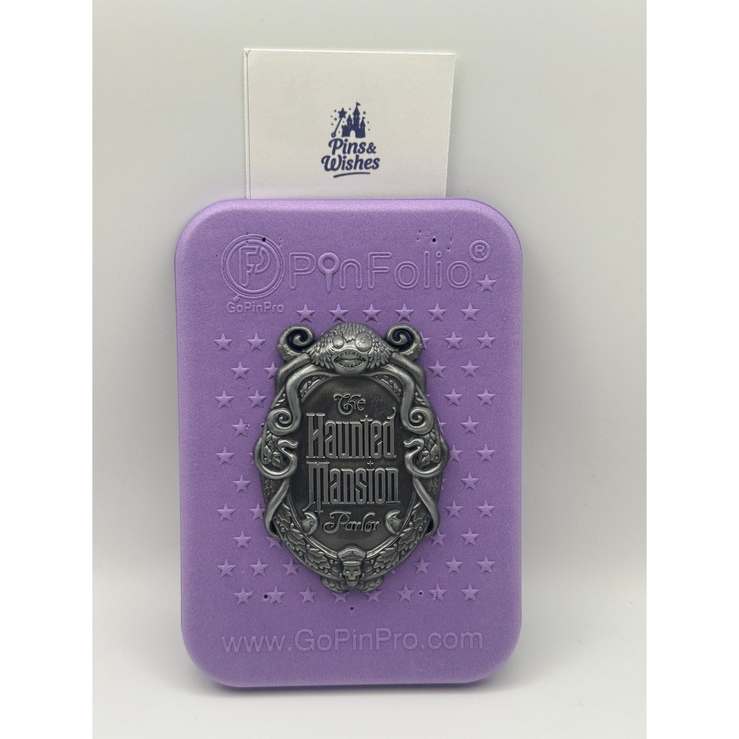 Walt Disney Imagineering WDI The Haunted Mansion Parlor Pin - Gray