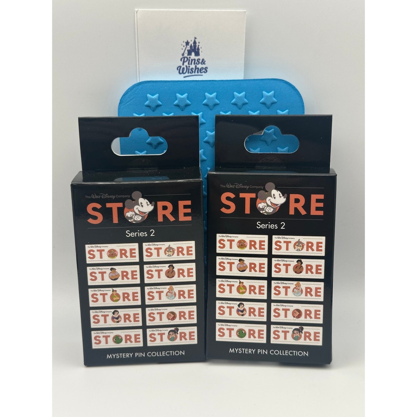 2 Unopened Boxes - Walt Disney Company Store Logo Pins - Series 2 TWDCS DEC