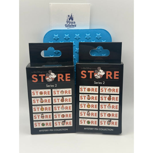 2 Unopened Boxes - Walt Disney Company Store Logo Pins - Series 2 TWDCS DEC