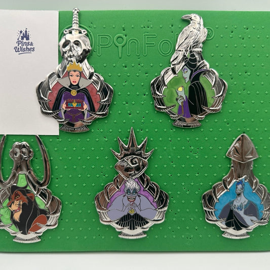 **Full Set** Pink A La Mode (PALM) - Disney Wicked Elixirs Villain Pin Set