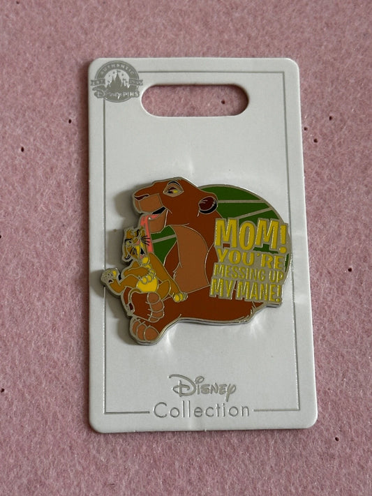 The Lion King Simba Sarabi Mom You’re Running My Mane Disney Pin [Open Edition] | Pins and Wishes