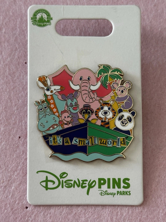 Disney Parks It’s A Small World Animals On Attraction Boat Pin | Open Edition | Pins and Wishes